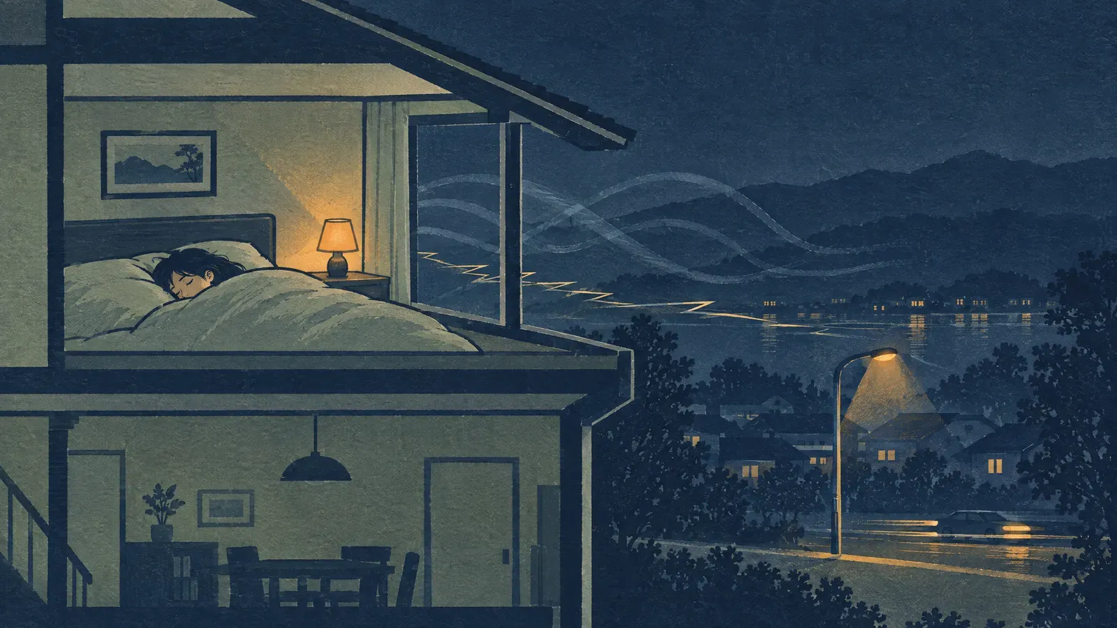 Illustration sur Comment le bruit abîme la qualité du sommeil (et à quel niveau)