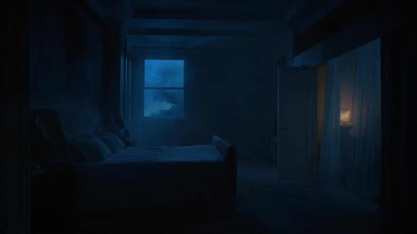 Atmospheric night scene illustrating Slo vs BetterSleep: Sound Mixing Apps Compared (2026)