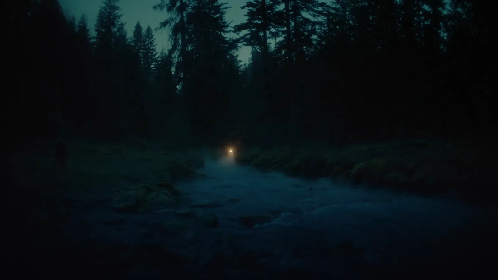 Atmospheric night scene illustrating What is green noise? How it sounds next to brown and white